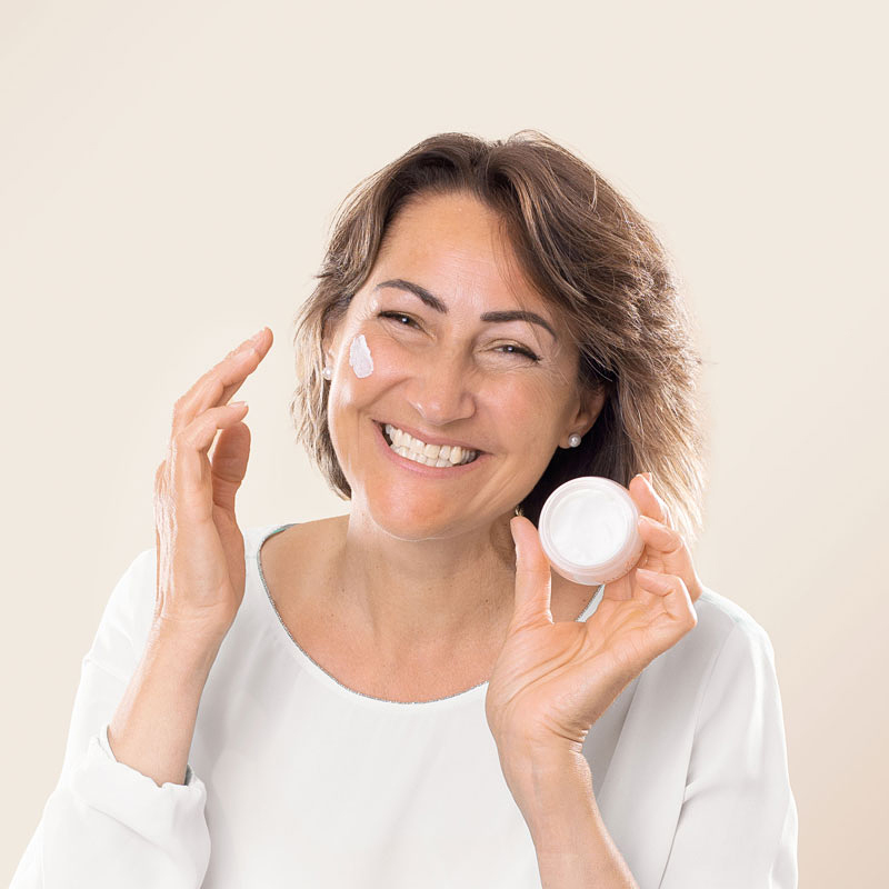 Crème anti-rides au Q10 et acide hyaluronique