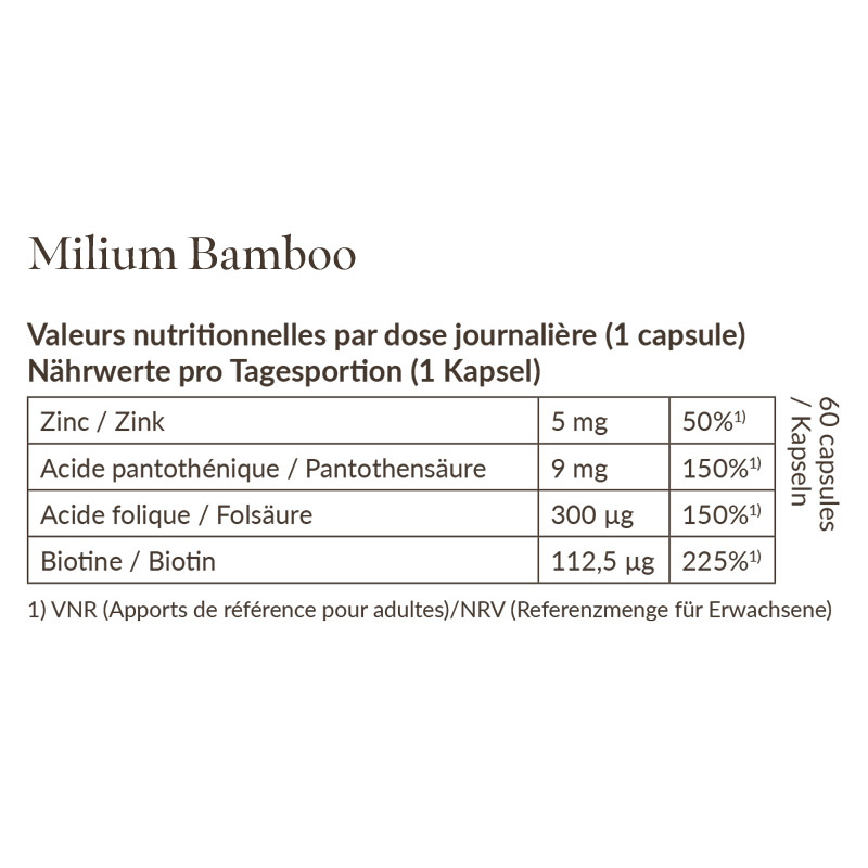 Omega 3 & Milium Bamboo