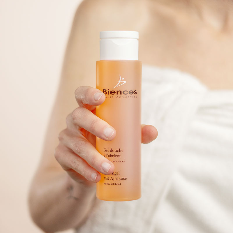 Gel douche à l'abricot