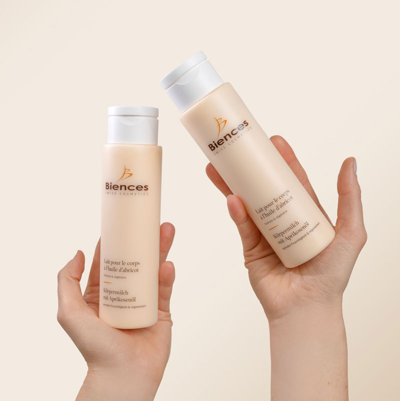 Duo de laits pour le corps à l'huile d'abricot