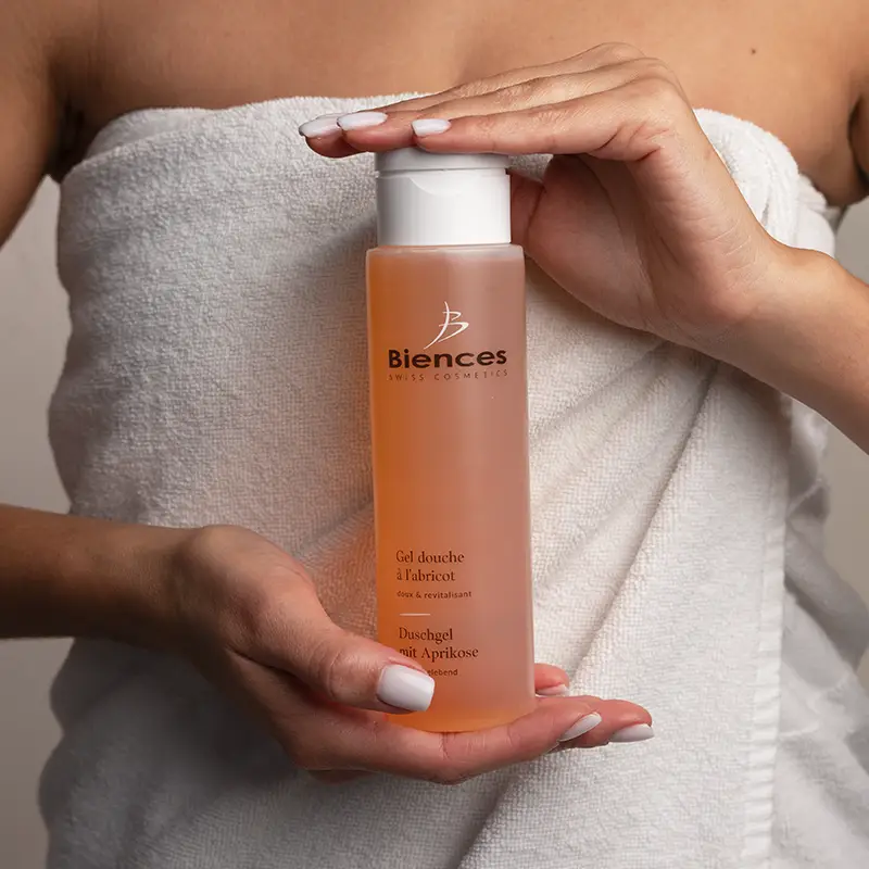 Gel douche à l'abricot