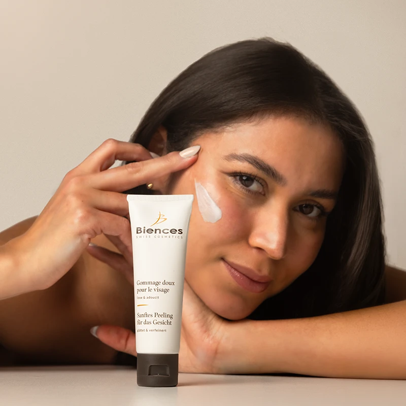 Gommage doux pour le visage