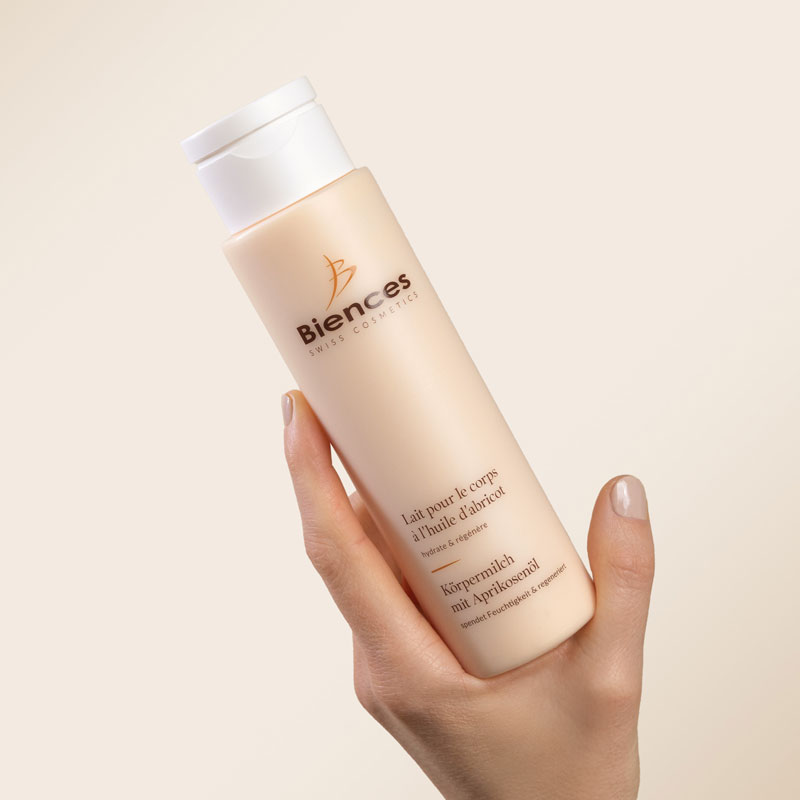 Lait pour le corps à l'huile d'abricot
