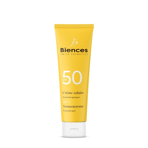 Crème solaire hypoallergénique SPF50