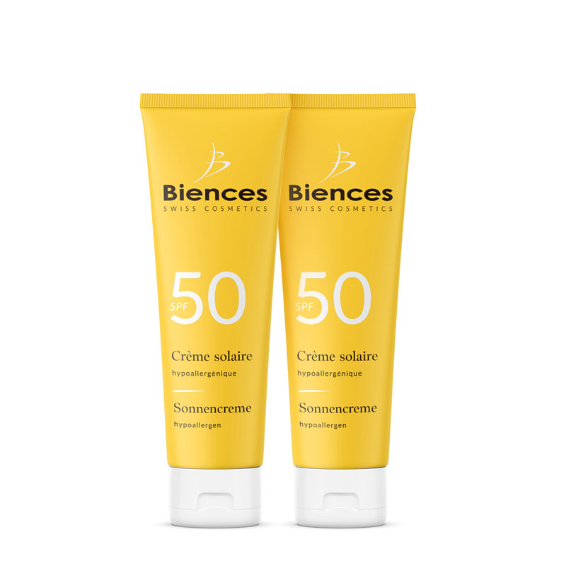 Duo de crèmes solaires hypoallergéniques SPF50