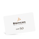 Geschenkkarte im Wert von 50 CHF