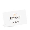 Carte cadeau de 100 CHF