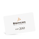 Geschenkkarte im Wert von 200 CHF