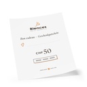 Bon cadeau numérique de 50 CHF
