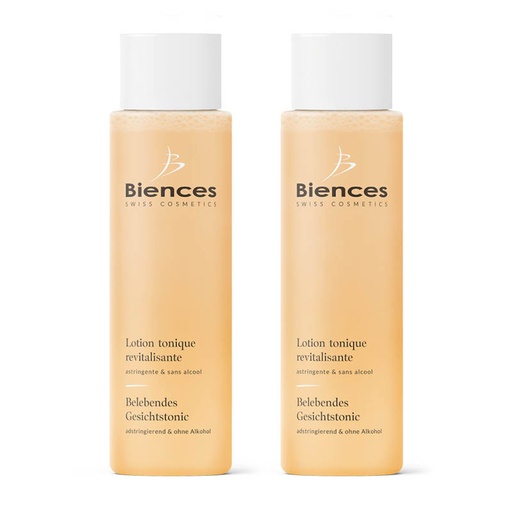 Duo de lotions toniques revitalisantes sans alcool