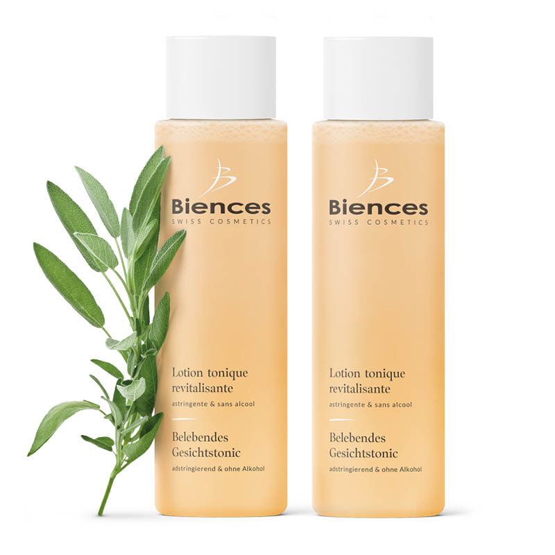 Duo de lotions toniques revitalisantes sans alcool