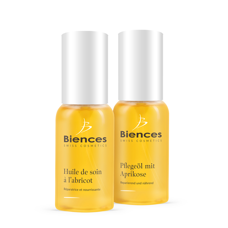 Duo d'huiles de soin à l'abricot