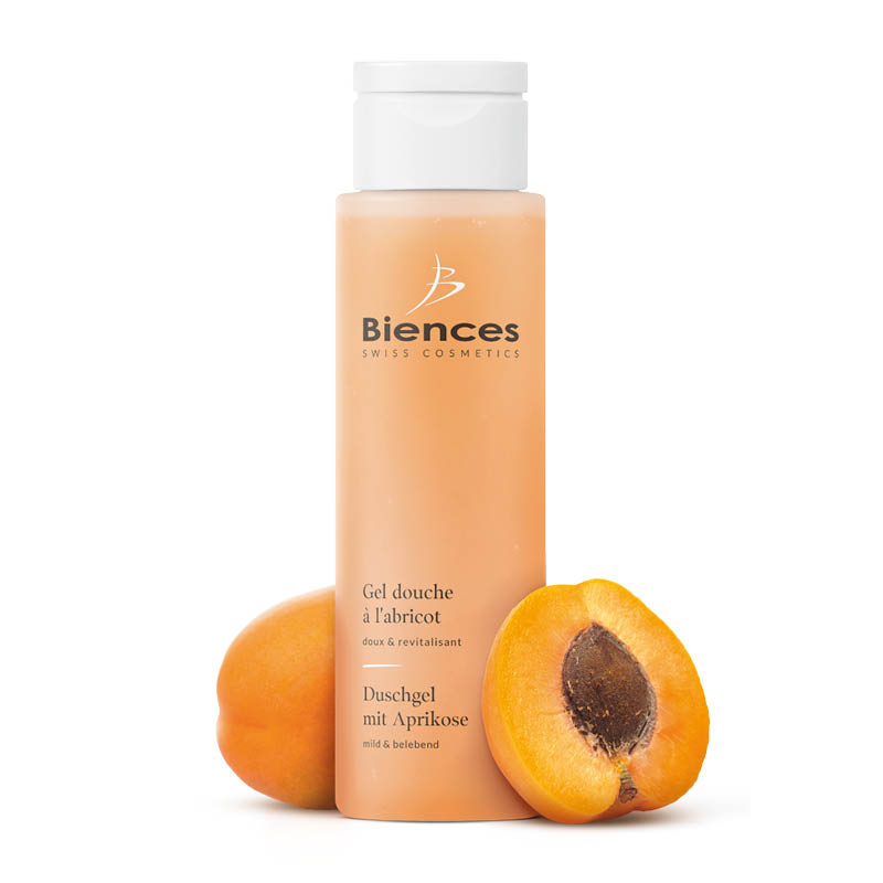 Gel douche à l'abricot