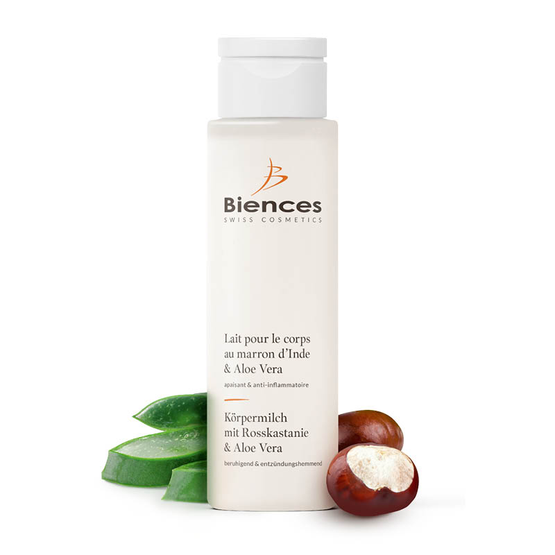 Körpermilch mit Rosskastanie & Aloe Vera
