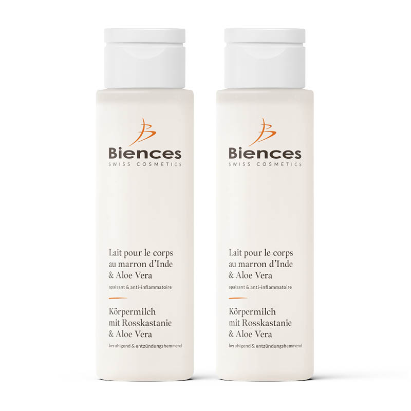 Duo de laits pour le corps au marron d’Inde & Aloe Vera