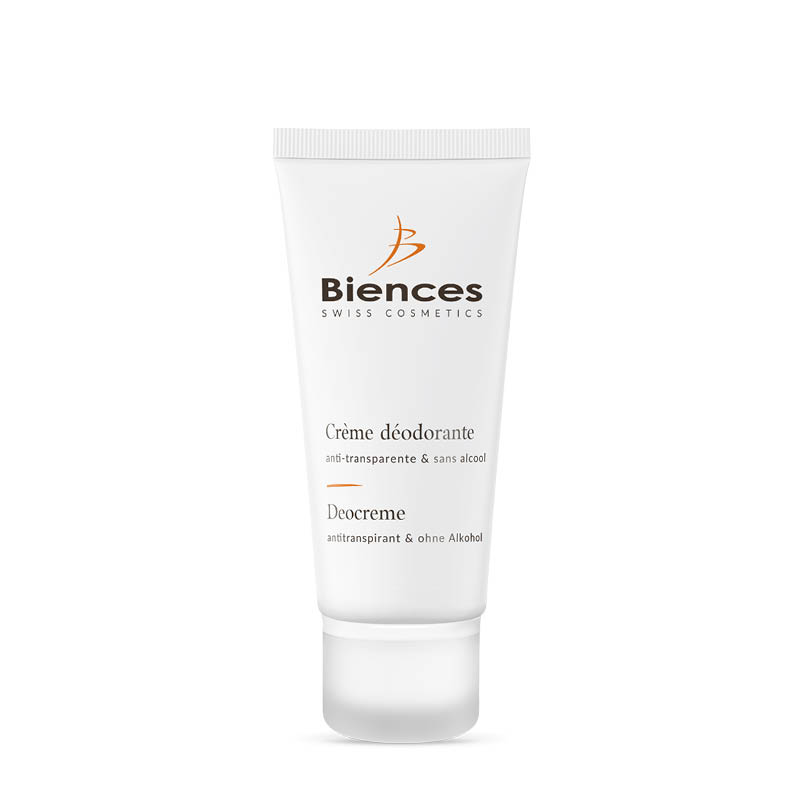 Crème déodorante et anti-transpirante sans alcool