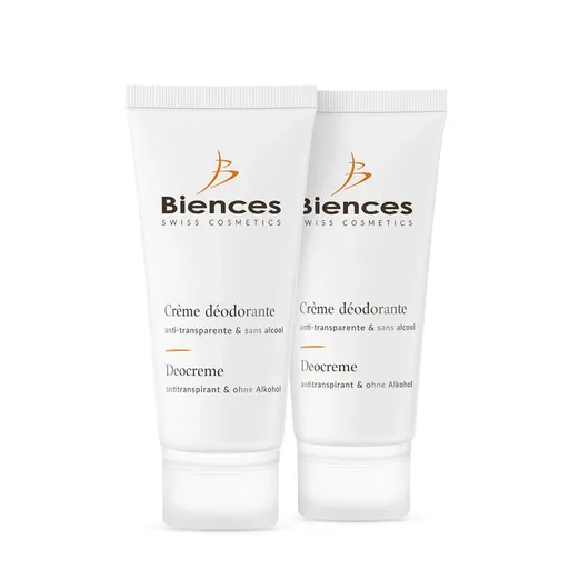 Duo de crèmes déodorantes et anti-transpirantes sans alcool