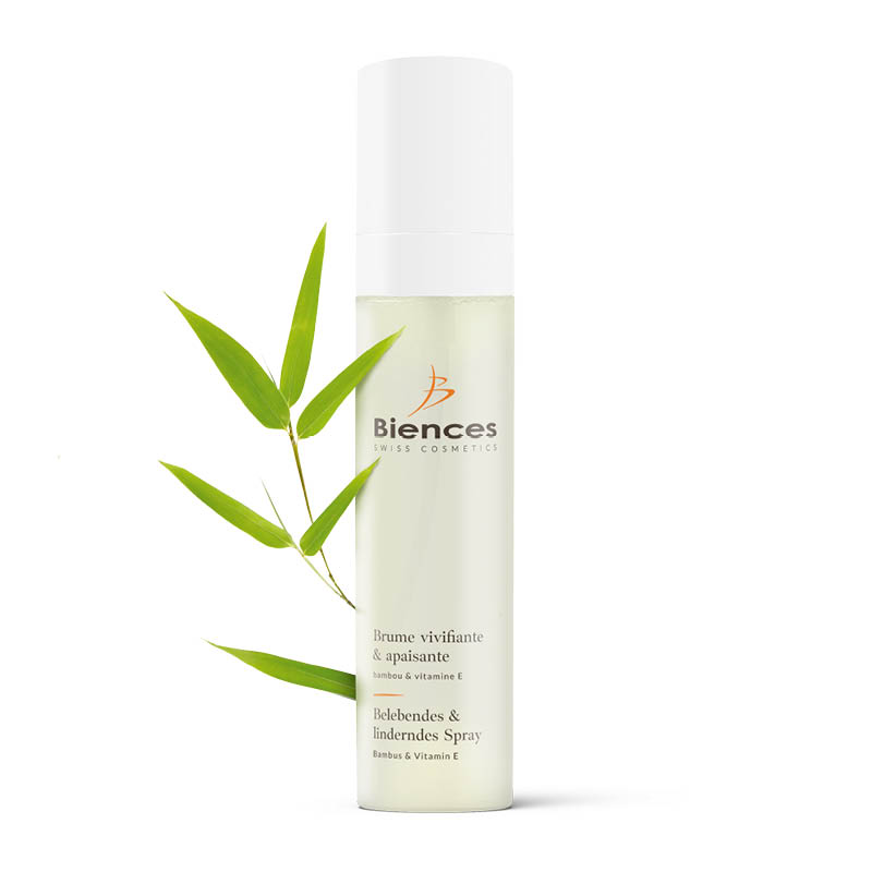 Belebendes & linderndes Spray mit Vitamin E und Bambusextrakte