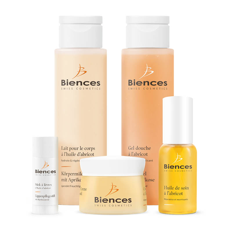 Set complet à l'abricot