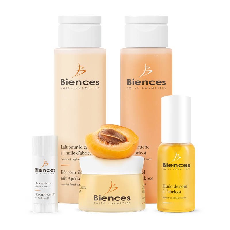 Set complet à l'abricot