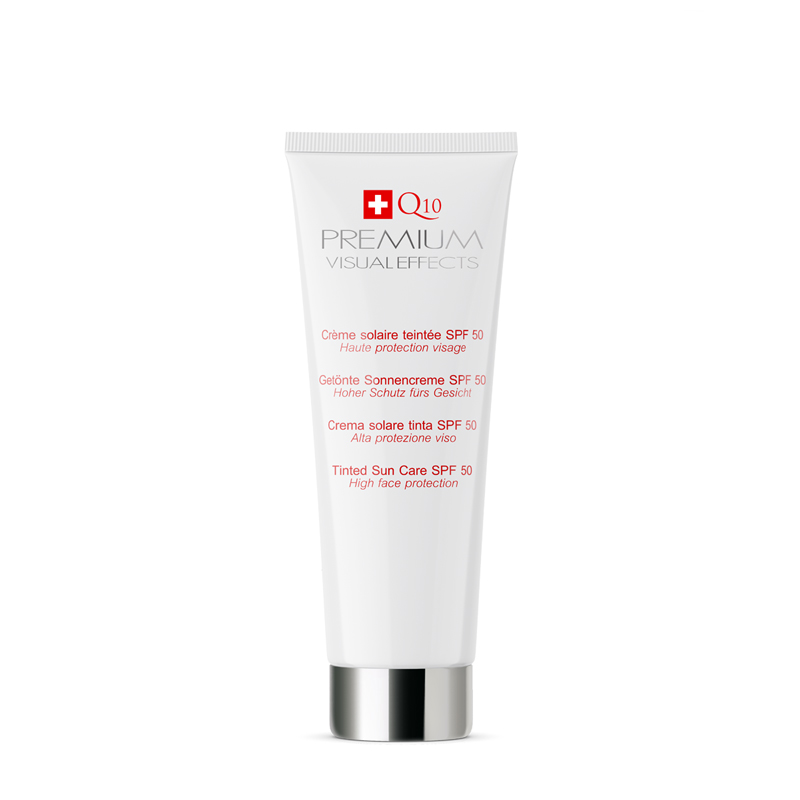 Crème solaire teintée SPF 50+