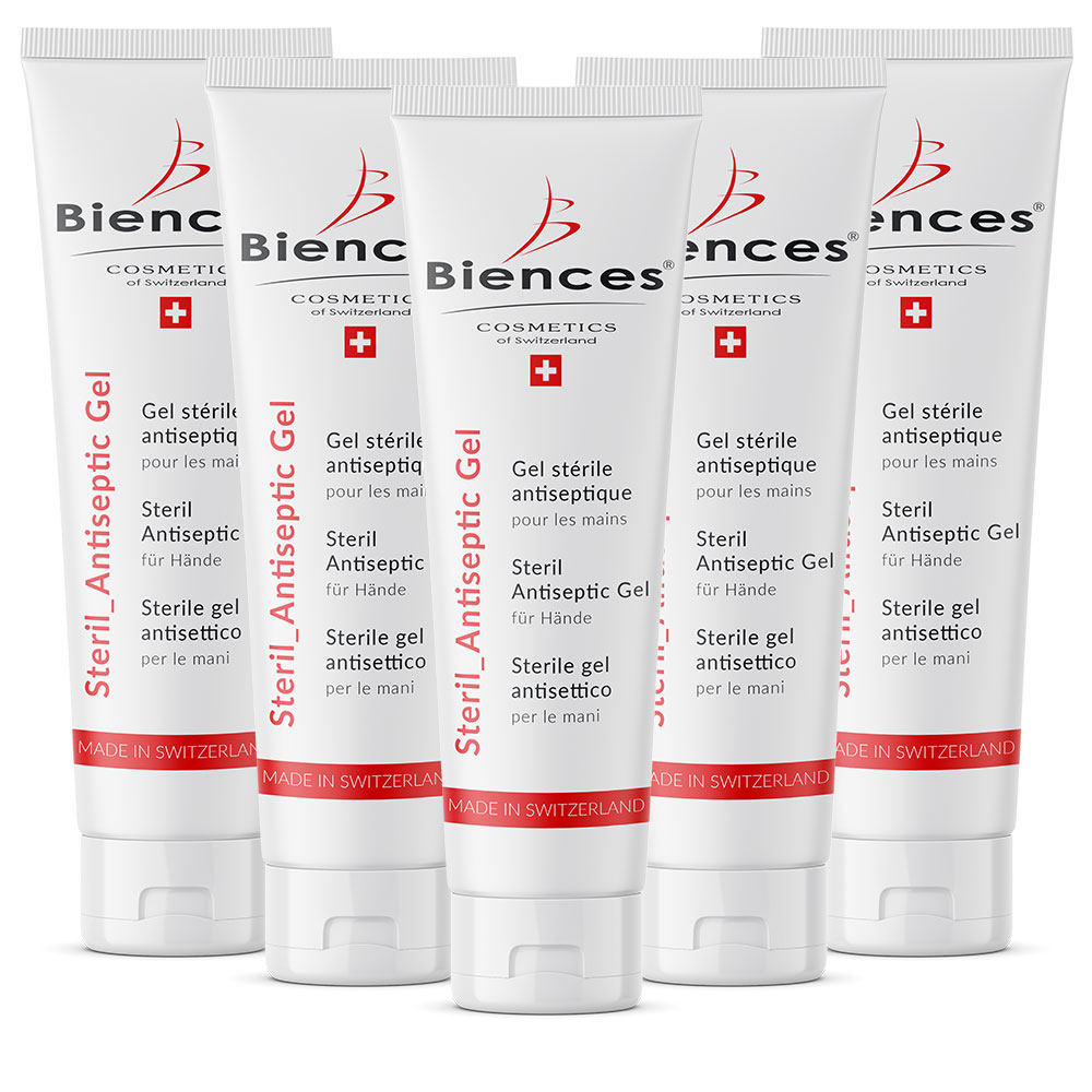 Lot de 5 désinfectants pour les mains