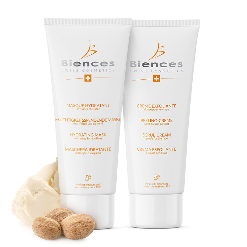 Crème exfoliante & masque hydratant