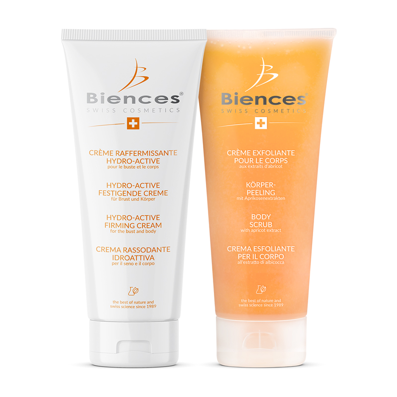 Exfoliant & crème raffermissante pour le corps