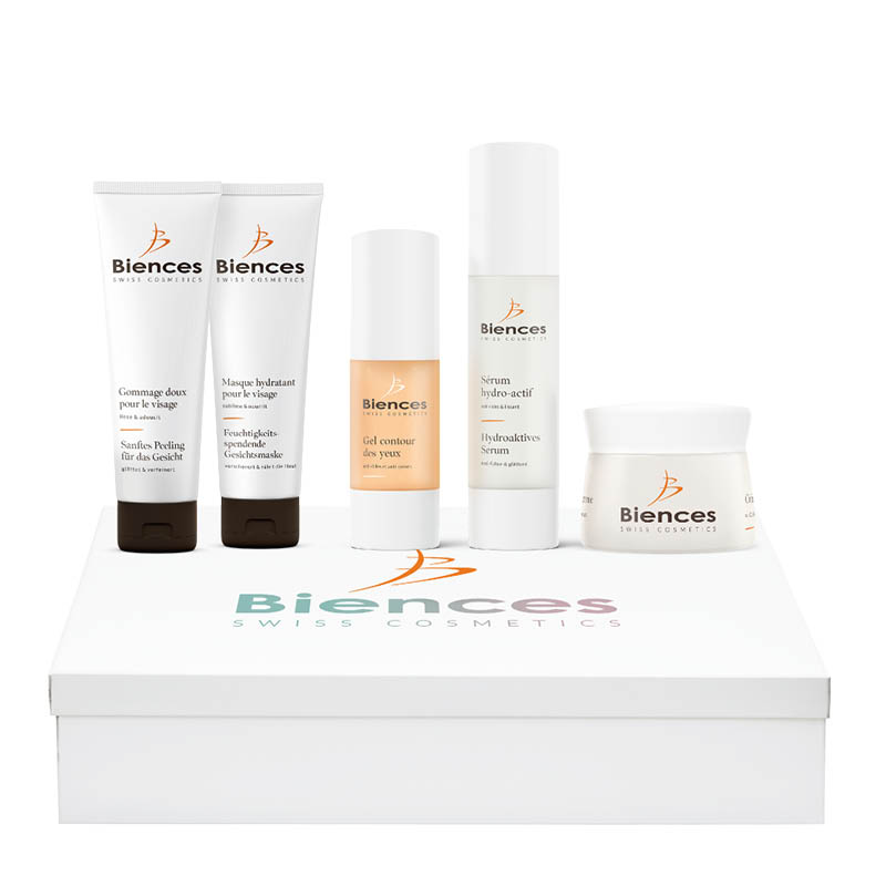 Anti-Aging-, Peeling- und Feuchtigkeitspflege-Set